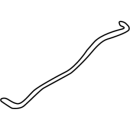 Schlauch, Formschlauch, Kühler zum Ausgleichsbehälter (A 163 500 01 75), ML 430 / 500